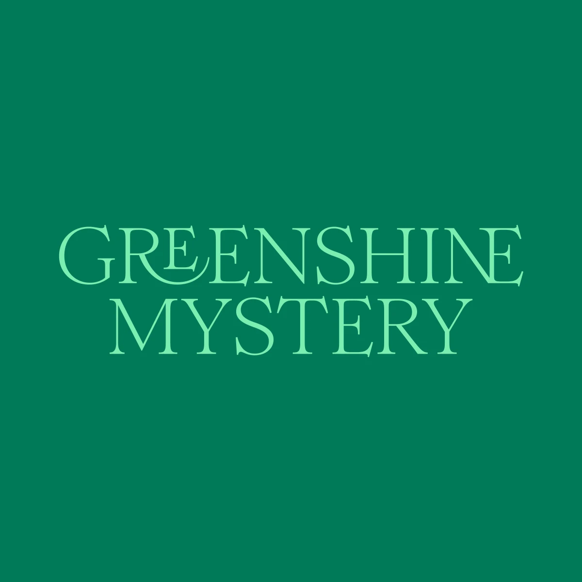 Logo Greenshine Mystery